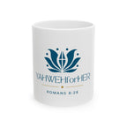 YAHWEHforHER Ceramic Mug – Inspirational Christian Gift with Romans 8:28